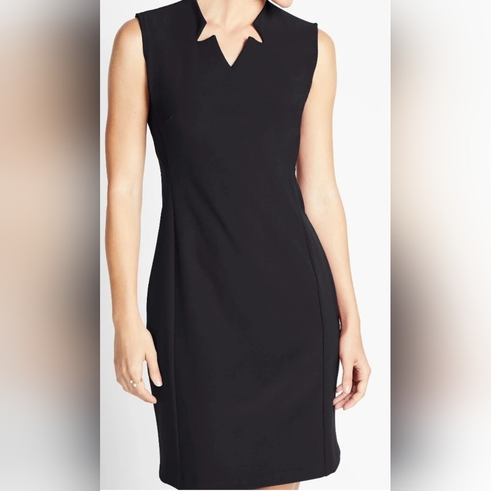 Of Mercer Career Chic Black Sleeveless Mini GrajaDress